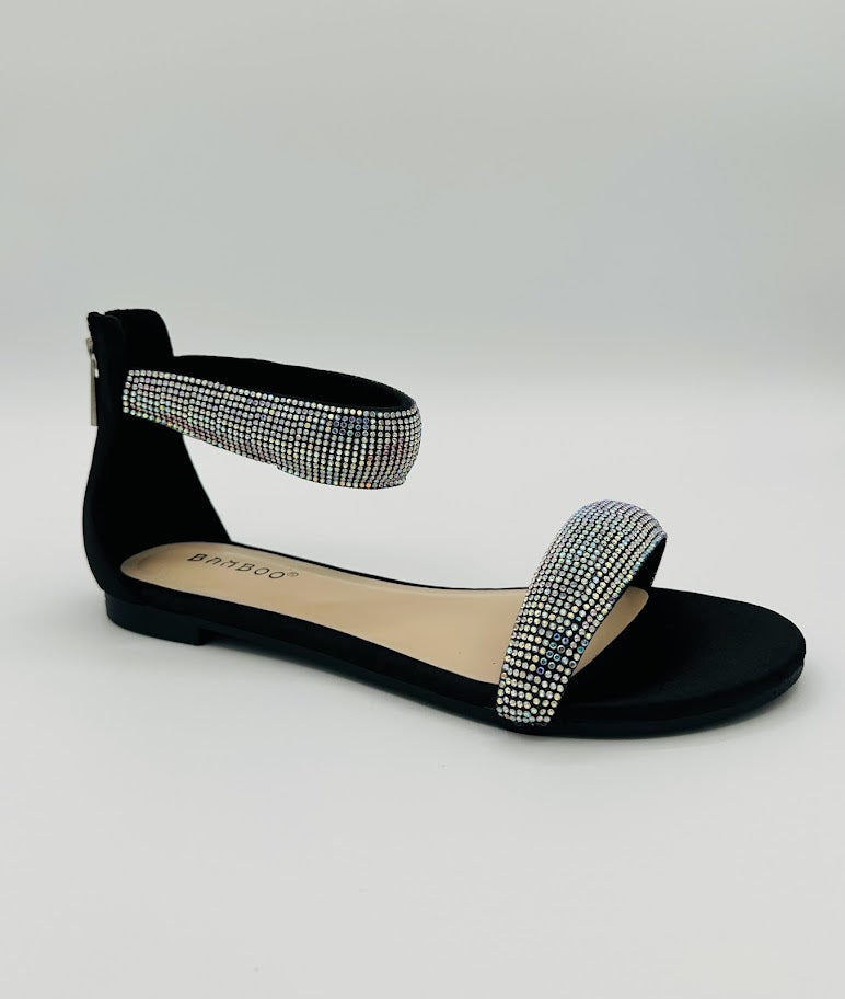 "Happy Feet" Black Sandals