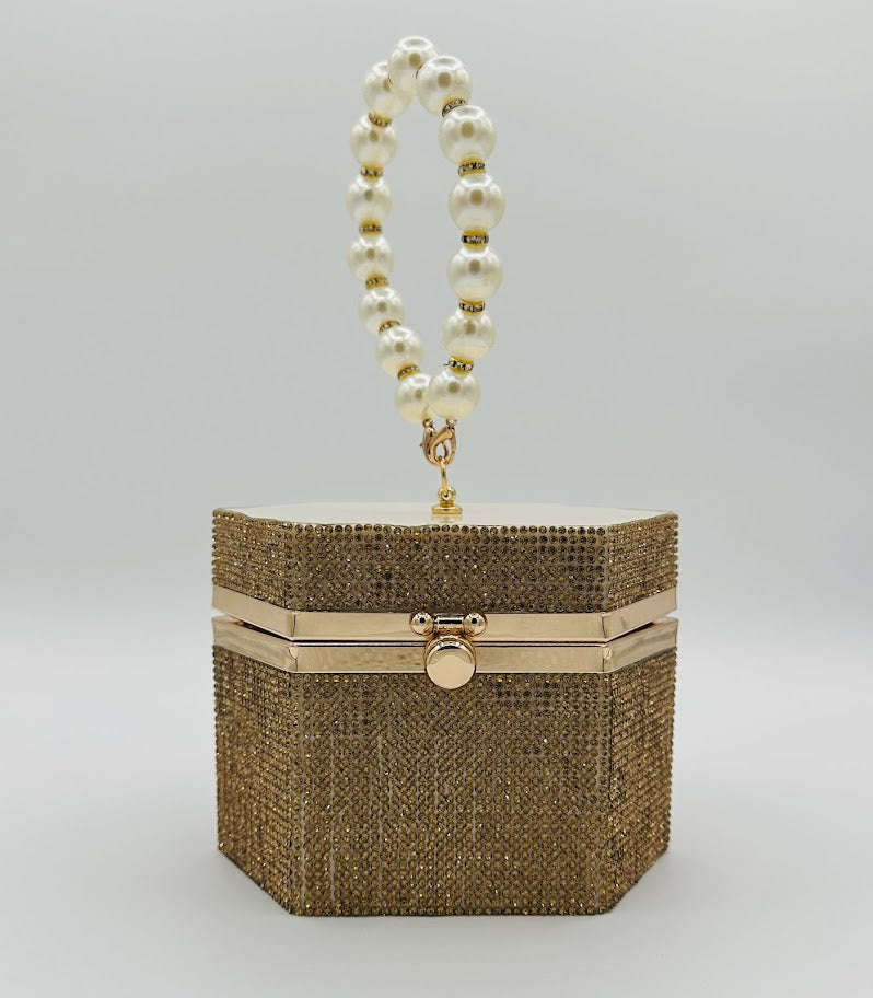 "Bella" Pearl Handbag