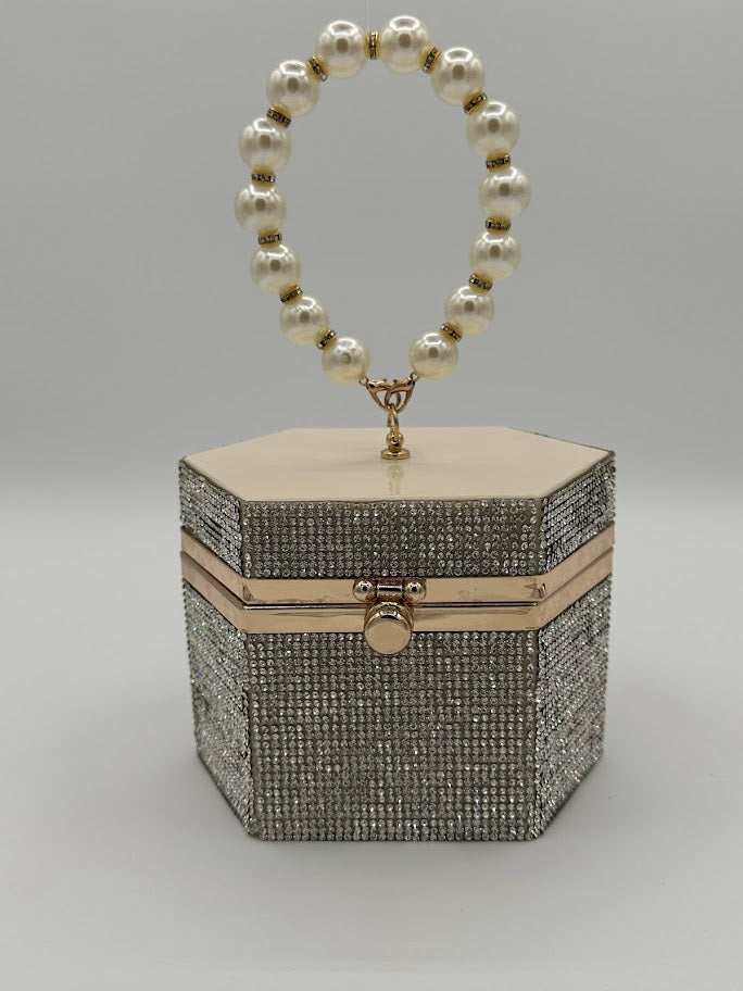 "Bella" Pearl Handbag