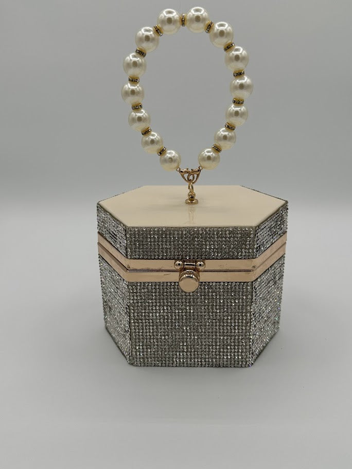 "Bella" Pearl Handbag